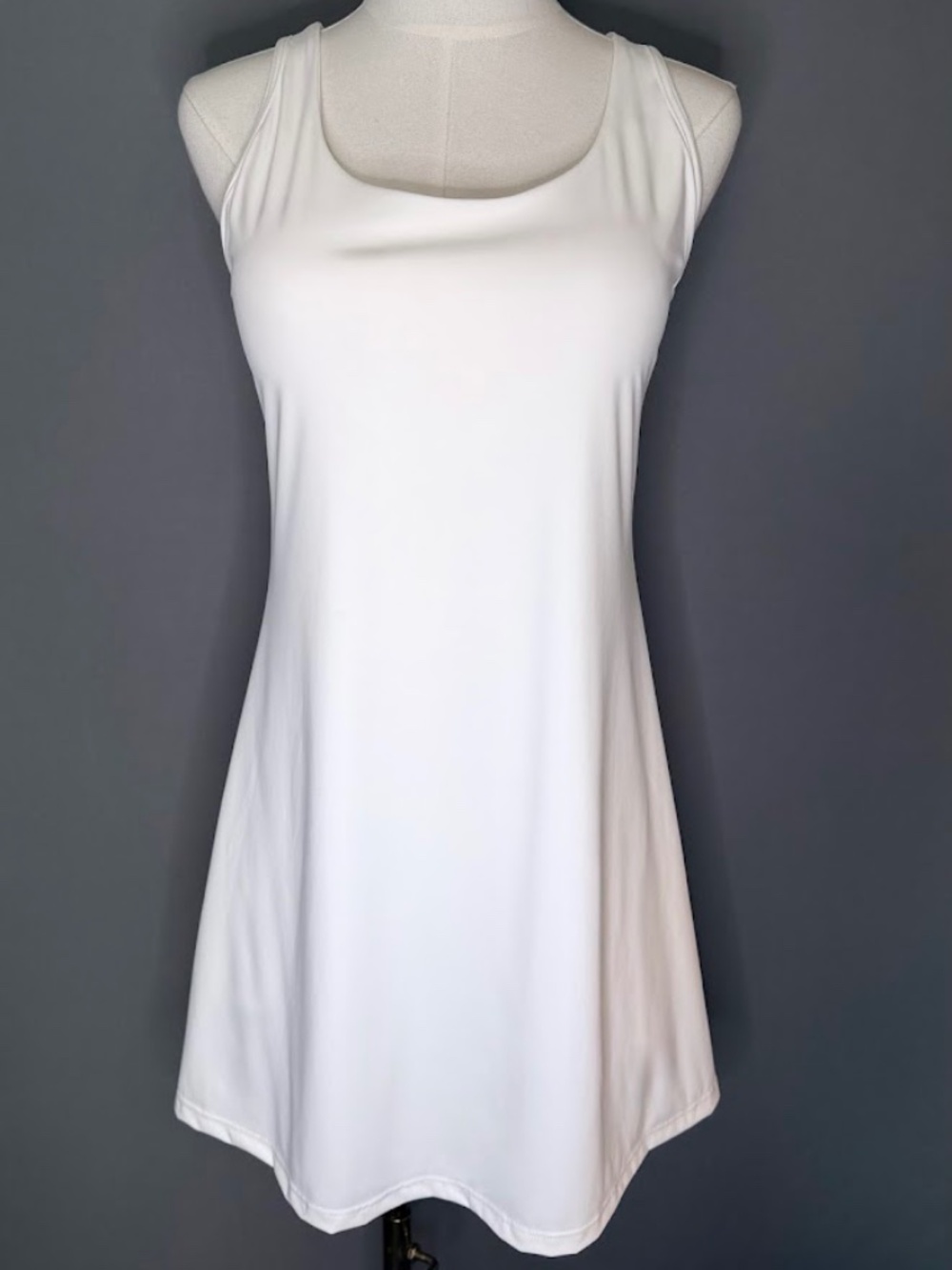 White 2 in 1 Tennis Dress Size S Athletic Activewear Built In Shorts Golf NWT